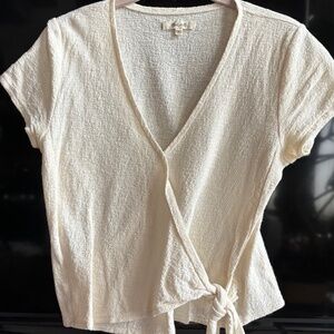 Madewell wraparound blouse